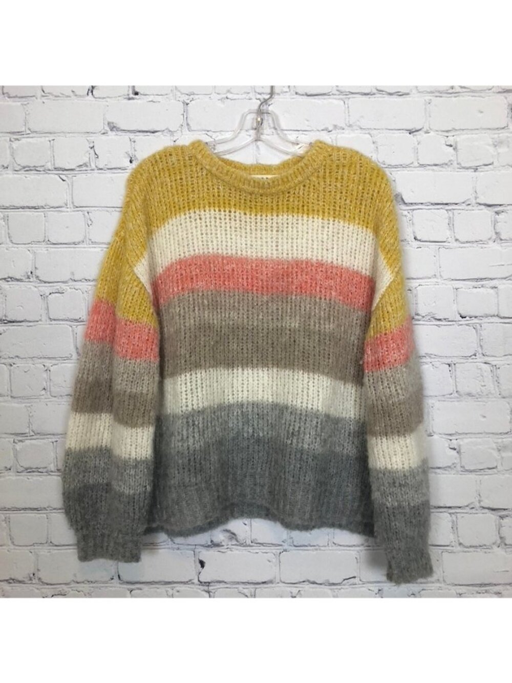 Xirena Loren Sweater Size S Striped Alpaca Blend
